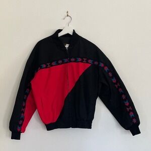 VTG Davis‎ James Southwestern Bomber Jacket Mens M Vintage Western Santa Fe USA